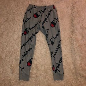 Champion Logo Jogger Sweatpant Size Large
